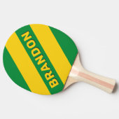 レトロトロピカルバはっきりしたナストライプナスリー名 卓球ラケット (横)