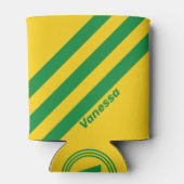 レトロトロピカルバナナストライプ三つの名前 缶クーラー (裏面)