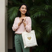 レトロトロピカルパームツリーピックボール花嫁 トートバッグ