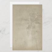 レトロトロピカルパームツリー紙文具 便箋 (正面/裏面)