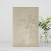 レトロトロピカルパームツリー紙文具 便箋 (スタンド正面)