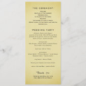 レトロトロピカルビーチパーム結婚ツリーの目的地 プログラム (正面)