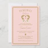 レトロトロピカルピックルボール&プロセッコブライダルシャワー 招待状 (正面)