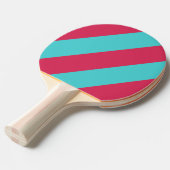 レトロトロピカルブリーズはっきりしたストライプ 卓球ラケット (正面アングル)