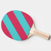 レトロトロピカルブリーズはっきりしたストライプ 卓球ラケット (横)
