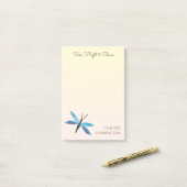 レトロトンボインスパイアイヴィンテージ – 手図解入りの、写真付きの- ポストイット (デスク上)