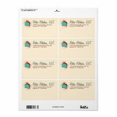 レトロトースター出荷ラベル ラベル (フルシート)