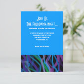 レトロトーラバーバルミツワー招待状パーティーカード 招待状 (スタンド正面)