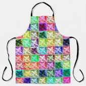 レトロドイツのポップ・アートの羊飼い犬のアートオールオーバープリント エプロン (正面)