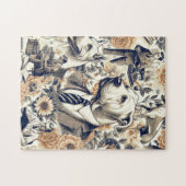 レトロドゴアルゼンチーノシームレス ジグソーパズル (横)