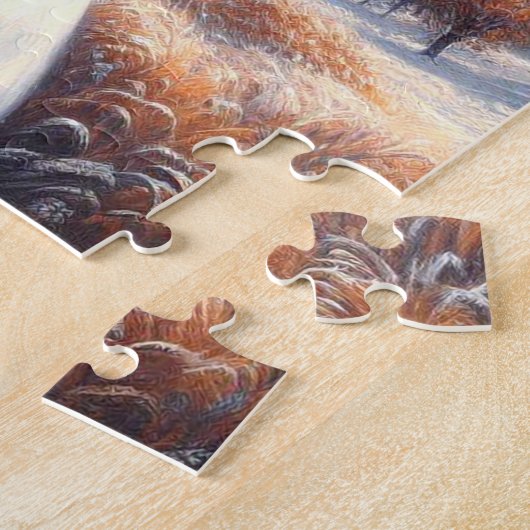 レトロドゴアルゼンチ絵を描ーノ ジグソーパズル (側面)