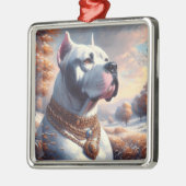 レトロドゴアルゼンチ絵を描ーノ メタルオーナメント (左)