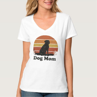 レトロドッグマムTシャツ – ヴィンテージサンセット Tシャツ