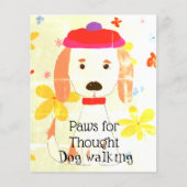 レトロドッグ歩くグルーミング事業 チラシ (正面)