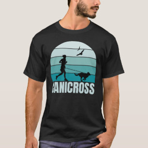 レトロドッグ走ズラバーカニクロス Tシャツ