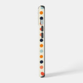 レトロドット柄 iPhone 15ケース (左側面)