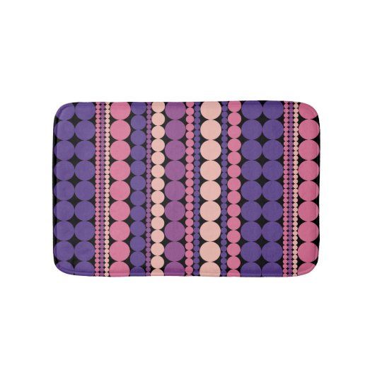 レトロドット模様浴用マット バスマット (正面)