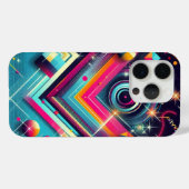 レトロドット電話ケース Case-Mate iPhoneケース (裏面 (横))