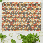 レトロドット キッチンタオル (折り畳み)