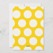 レトロドット ハッピーエブリシング スタイリッシュ ファン フォト シーズンカード (裏面)