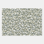 レトロドット ラッピングペーパーシート (正面2)