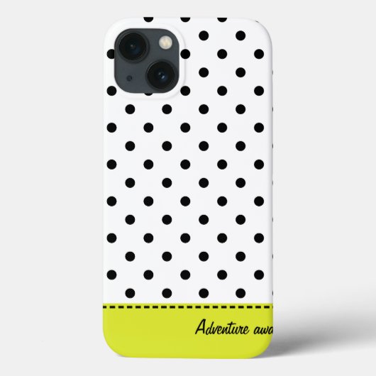 レトロドット – Black&White iPad Air Case Case-Mate iPhoneケース (裏面)
