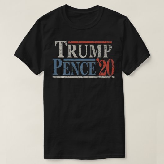 レトロドナルドトランプマイクペンセ2020 Tシャツ (デザイン正面)