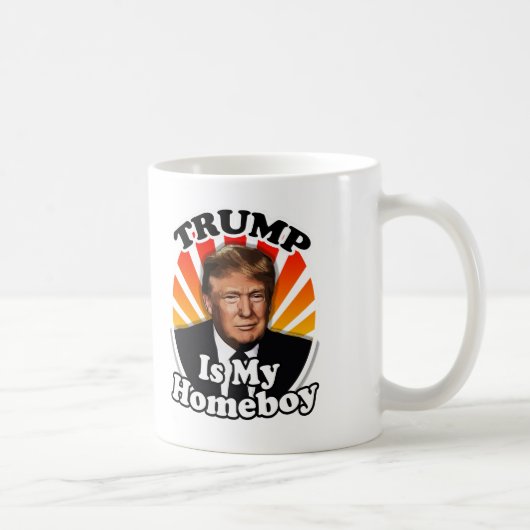 レトロドナルド・トランプは私の大統領のホームボーイである コーヒーマグカップ (右)