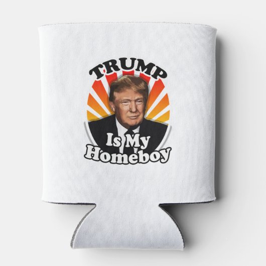 レトロドナルド・トランプは私の大統領のホームボーイである 缶クーラー (裏面)