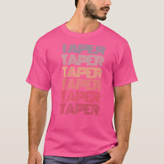 レトロドライアウ数々のルのテーパー作業チームヴィンテージの痛み Tシャツ