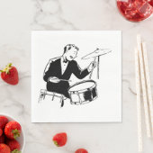 レトロドラム スタンダードランチョンナプキン (インサイチュ)