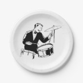 レトロドラム ペーパープレート (正面)