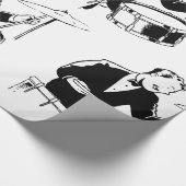 レトロドラム ラッピングペーパー (角)