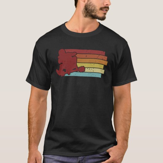 レトロドリフト三輪車 モーター付きトライク ドリフター Tシャツ (正面)