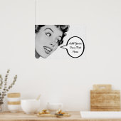 レトロドート ポスター (キッチン)