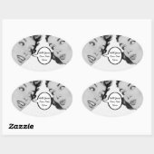 レトロドート 楕円形シール (シート)