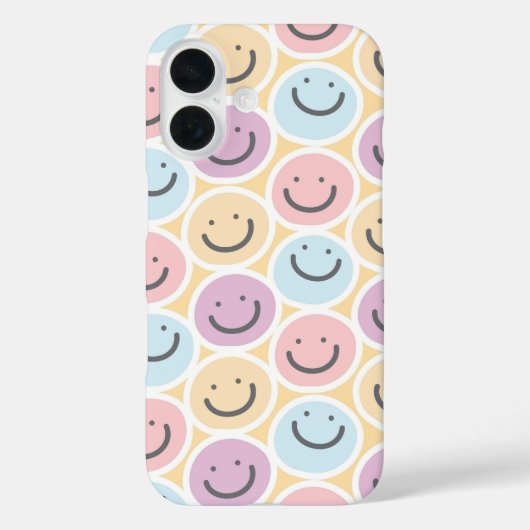 レトロドードルスマイル絵文字 Case-Mate iPhoneケース (裏面)