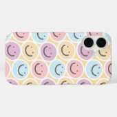 レトロドードルスマイル絵文字 Case-Mate iPhoneケース (裏面 (横))