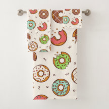 レトロドーナツ型かわいいカラフルスタイル