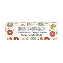 レトロドーナツ型かわいいカラフルスタイル