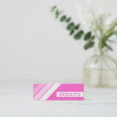 レトロドーナツ スキニー名刺 (スタンド正面)