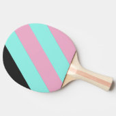 レトロナイトプリズはっきりしたムストライプズ 卓球ラケット (横)