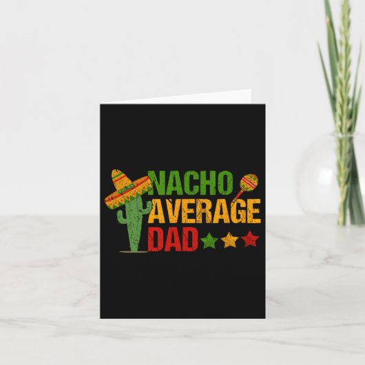 レトロナチョ平均パパfor Cinco De Mayo カード (正面)