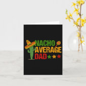 レトロナチョ平均パパfor Cinco De Mayo カード (黄色い花)