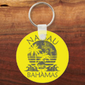 レトロナッソーバハマスバケーションバハマクルーズ キーホルダー (正面)