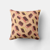 レトロナポリタンアイスクリームサンドイッチパターン クッション (裏面)