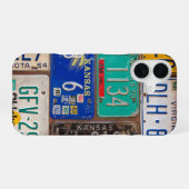 レトロナンバープレート iPhone 16ケース (裏面横)