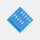 レトロナースおめでとう紙ナプキンス スタンダードカクテルナプキン (角)