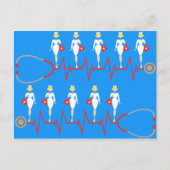 レトロナースはがき ポストカード (正面)