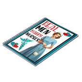 レトロナースピンナップ実在男性結婚ナース ノートブック (左側)